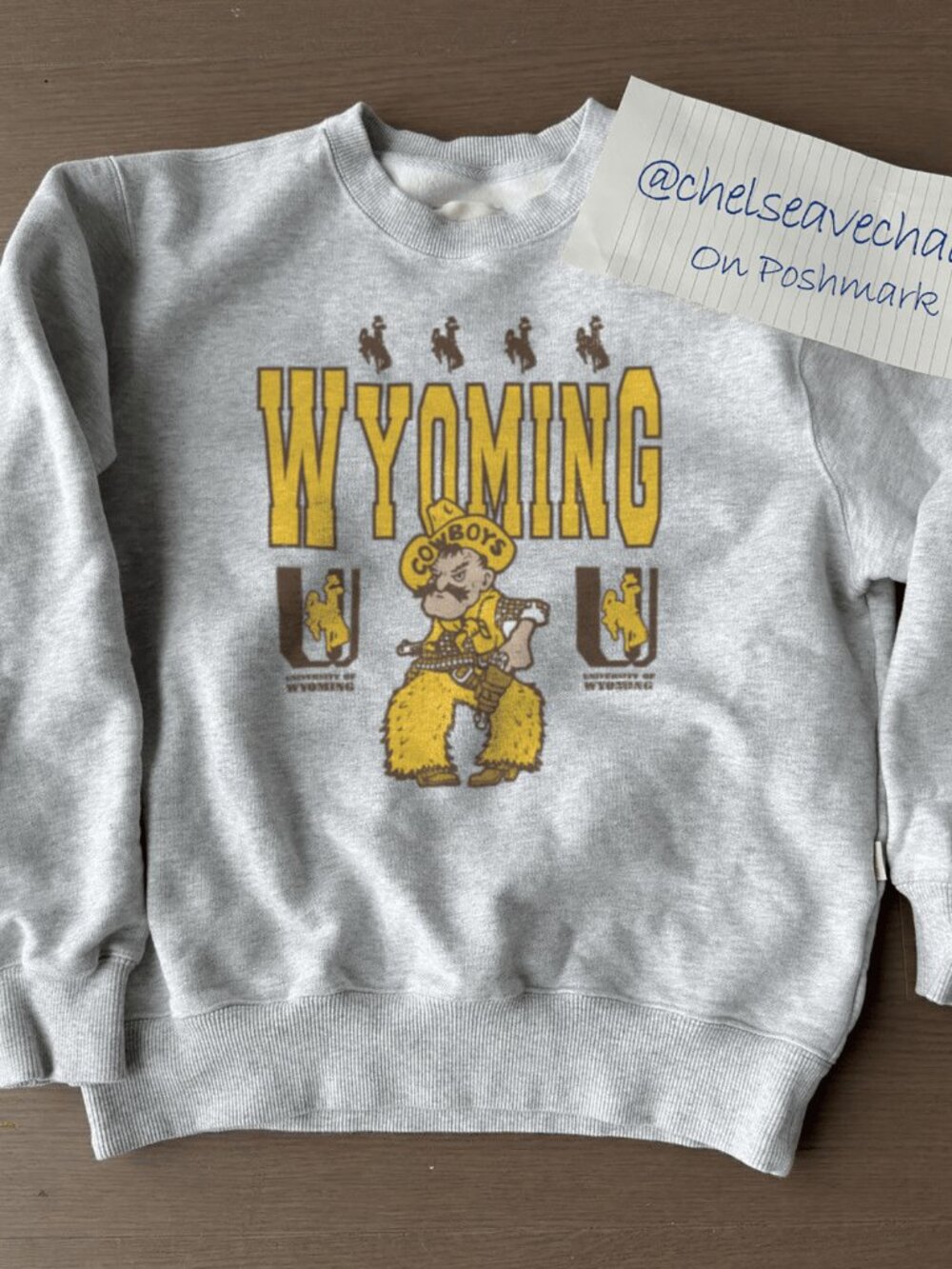 90s University of Wyoming Cowboys Football Sweatshirt, Wyoming Cowboys Shirt Tee